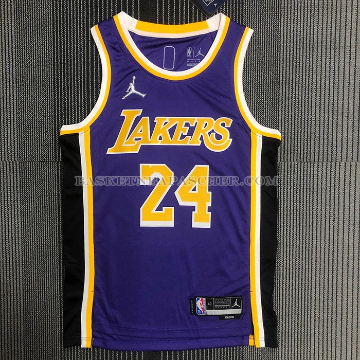 Maillot Los Angeles Lakers Kobe Bryant NO 24 Statement 2021-22 Volet